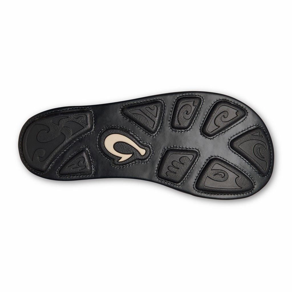 Olukai Men's Hiapo Flip Flop - Lava Rock US208-671